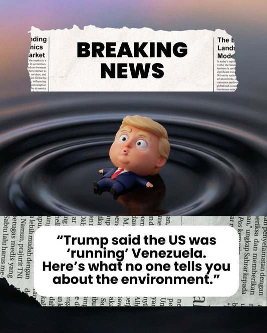 Trump said the US was ‘running’ Venezuela.  Here’s what no one tells you about the environment.