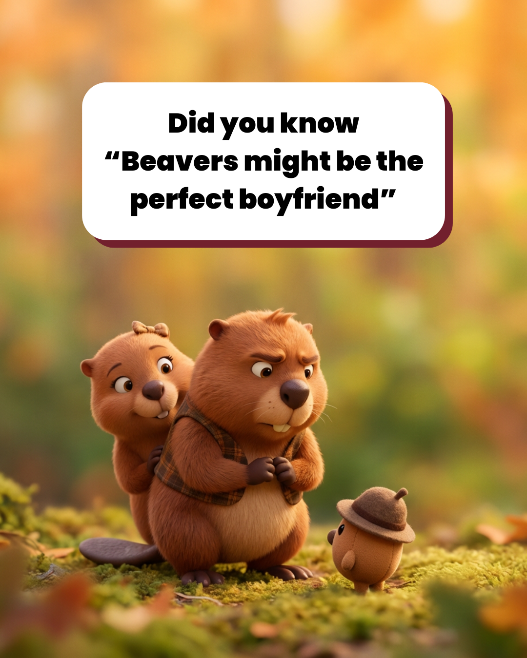Did you know "Beavers might be the perfect boyfriend."